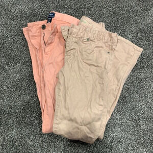 GAP kids, 2 pairs of colored skinny jeans